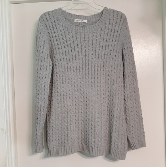 COTTON CASHMERE PULLOVER SWEATER, XL - Picture 2 of 7